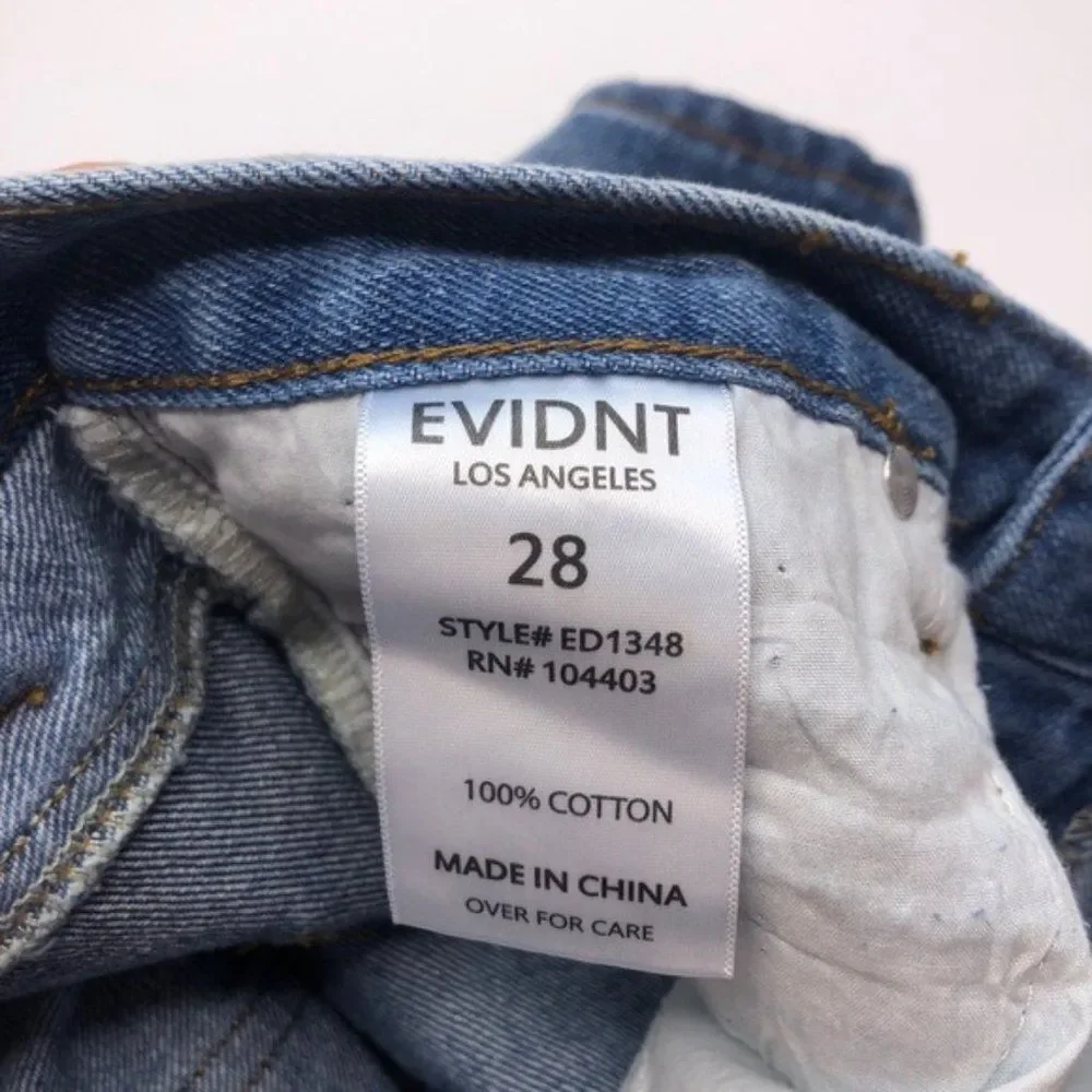 Evidnt‎ Colorblock Jean Shorts